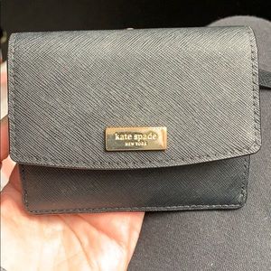 Kate Spade Black Saffiano Wallet Key Ring